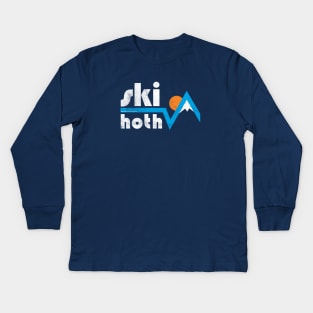 Ski Hoth Kids Long Sleeve T-Shirt